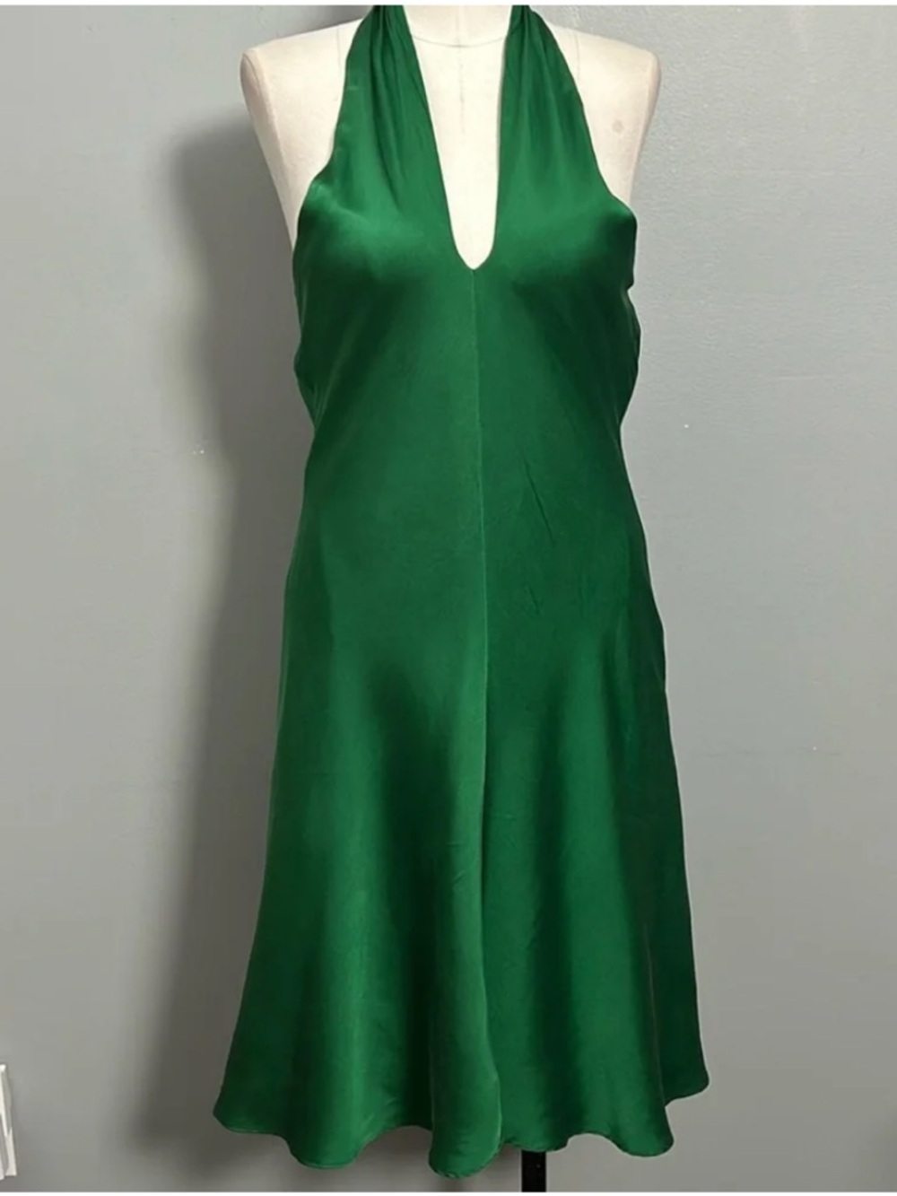 Silk Banana Republic Halter or Criss-Cross Dress